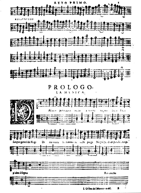 Solfège Prologo Monteverdi