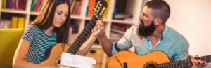 Professeur particulier de guitare -cours de musique à domicile ICM École de musique à domicile