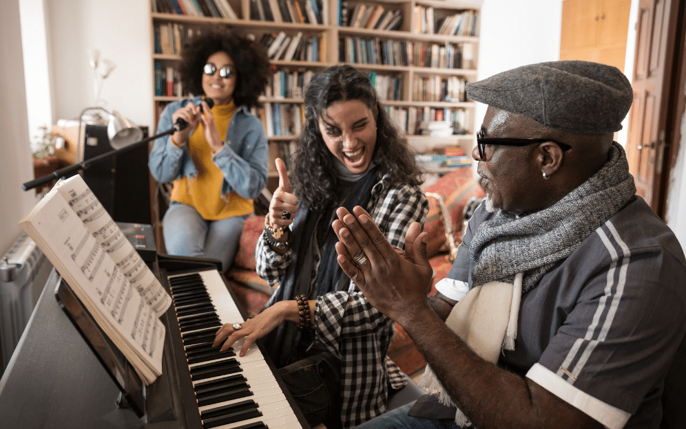 concert improvisé - cours de musique à domicile icm