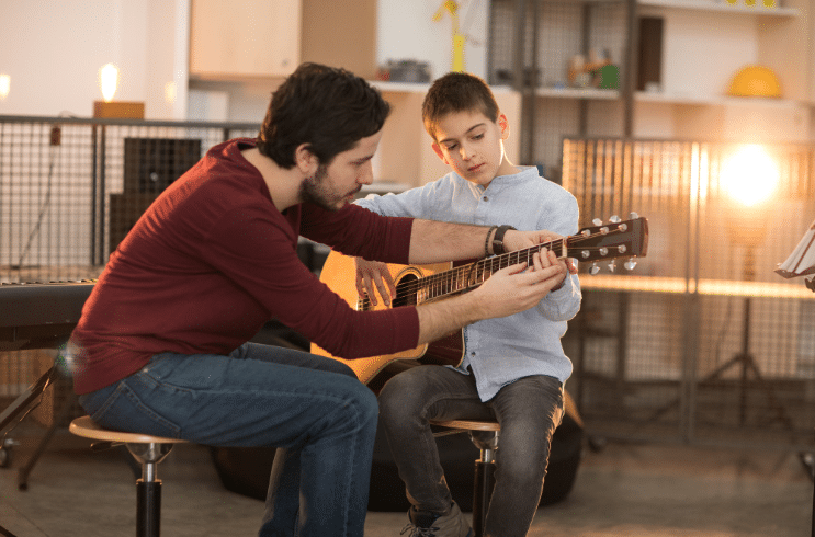 musique à domicile cours de guitare icm