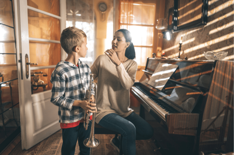 icm cours de piano, trompette et chant à domicile