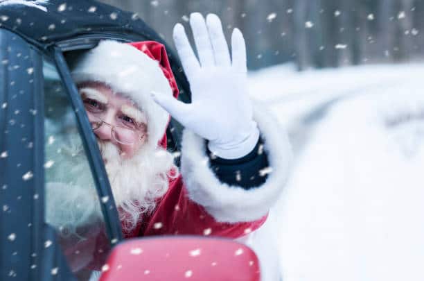 trajets en voiture père noël cours à domicile icm